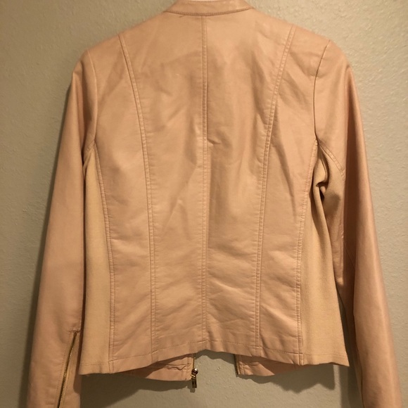 Calvin Klein Leather Pink Jacket - Picture 6 of 6